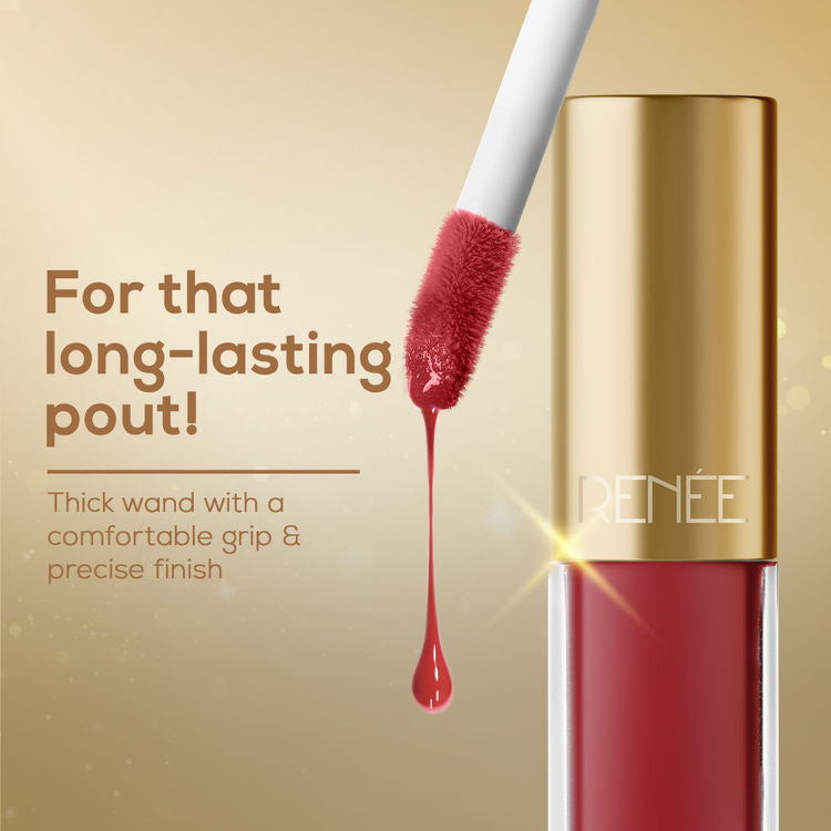 RENEE H2O HYDRATING GLOSSY LIQUID LIPSTICK RED SPRING