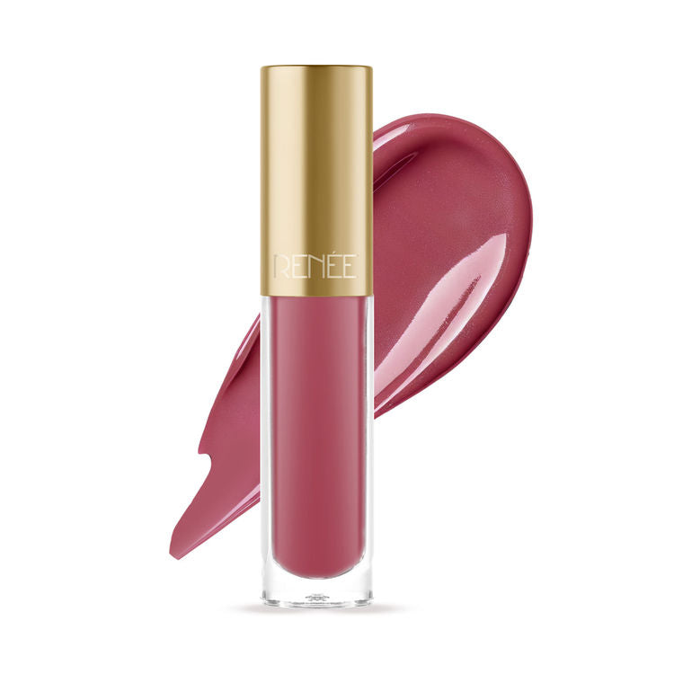 RENEE H2O HYDRATING GLOSSY LIQUID LIPSTICK MAUVE OCEAN