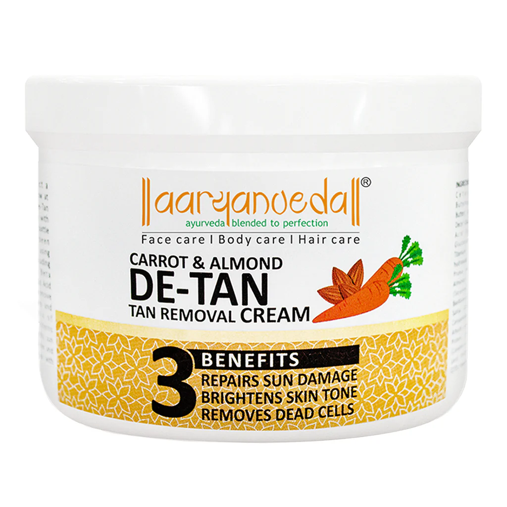 ARYANVEDA CARROT & ALMOND DE TAN TAN REMOVAL PACK 50G