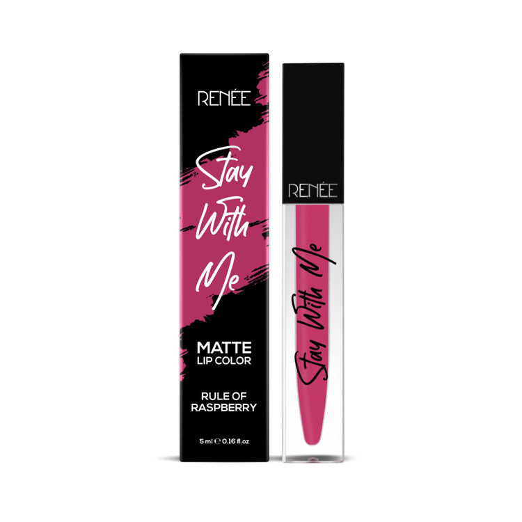 RENEE STAY WITH ME MATTE LIP COLOR RULE OF RASPBERRY 5ML
