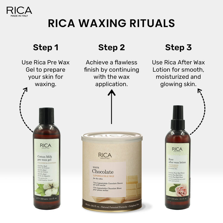 RICA WAX WHITE CHOCOLA=800 ML