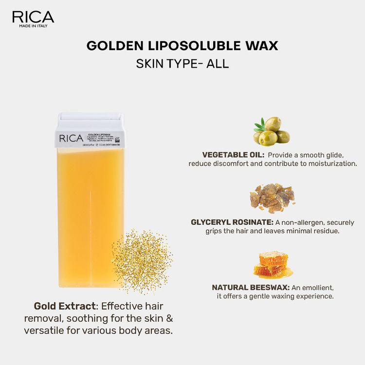 RICA WAX RIFFIL GOLD