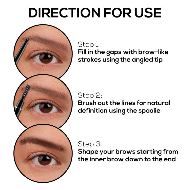 RENEE SUPERDENSE EYEBROW PENCIL BROWN