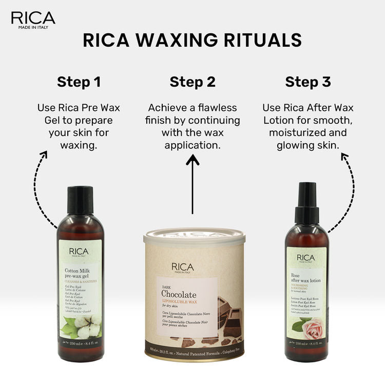 RICA WAX DARK CHOCOLATE 800 ML