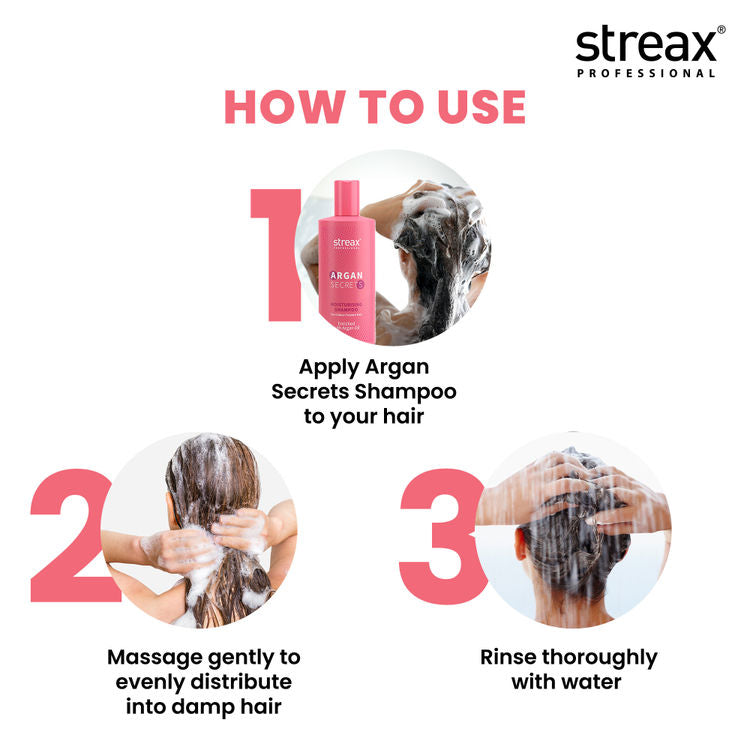 STREAX PROFESSIONAL ARGAN COLOUR SHAMPOO 1 LTR