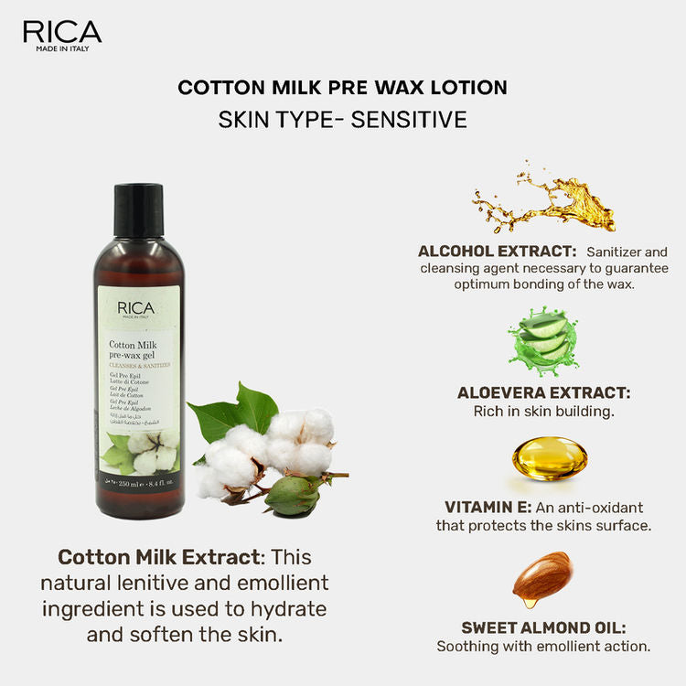 RICA COTTON MILK PRE GEL 250 ML