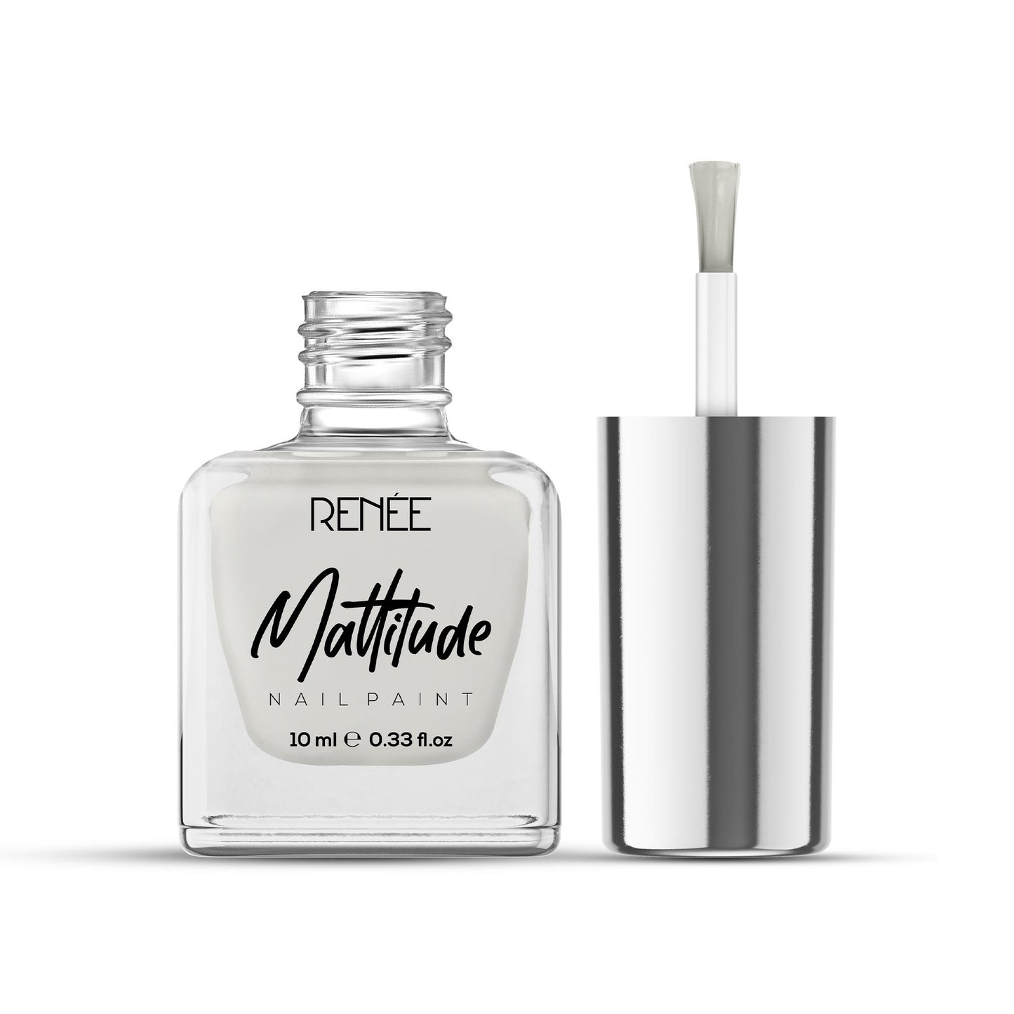 RENEE MATTITUDE NAIL PANIT CHALK WHITE 10ML