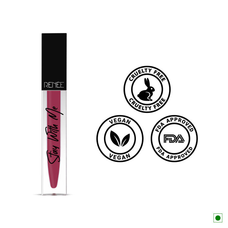 RENEE STAY WITH ME MATTE LIP COLOR DOSE OF ROSE 5ML