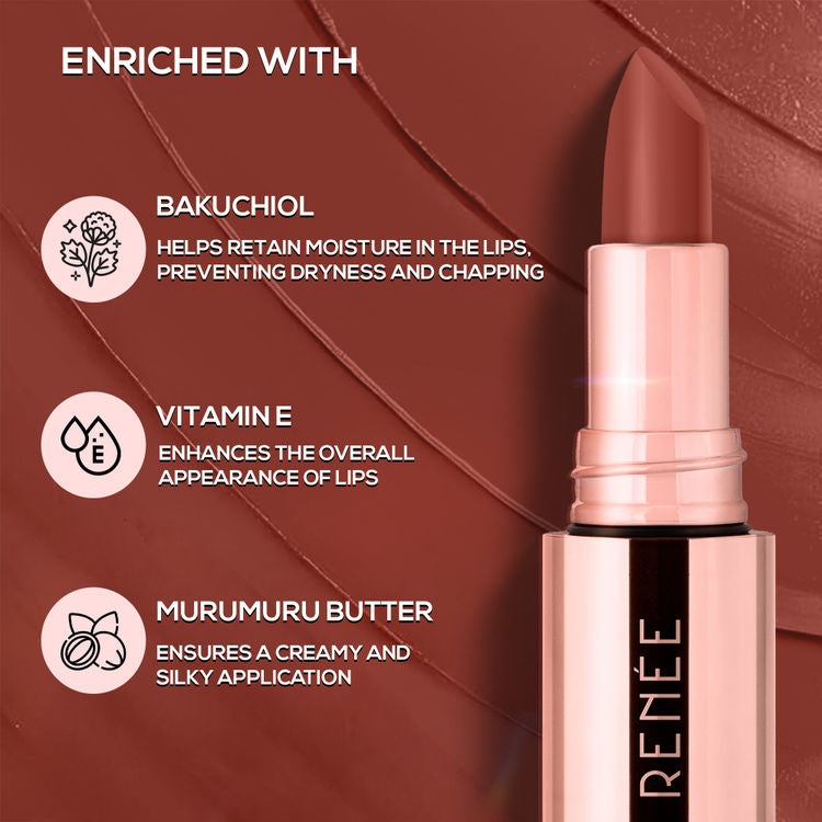RENEE EVERSTAY HYDRATING LONGSTAY LIPSTICK 01 NUDE LUXE