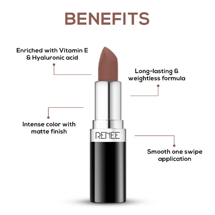 RENEE STUNNER MATTE LIPSTICK S 06 QUEEN BEE