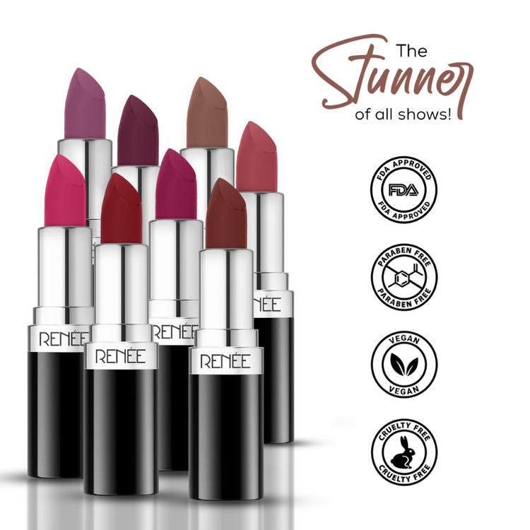 RENEE STUNNER MATTE LIPSTICK S 06 QUEEN BEE