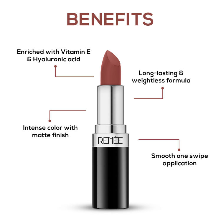 RENEE STUNNER MATTE LIPSTICK S 14 BREAK FREE
