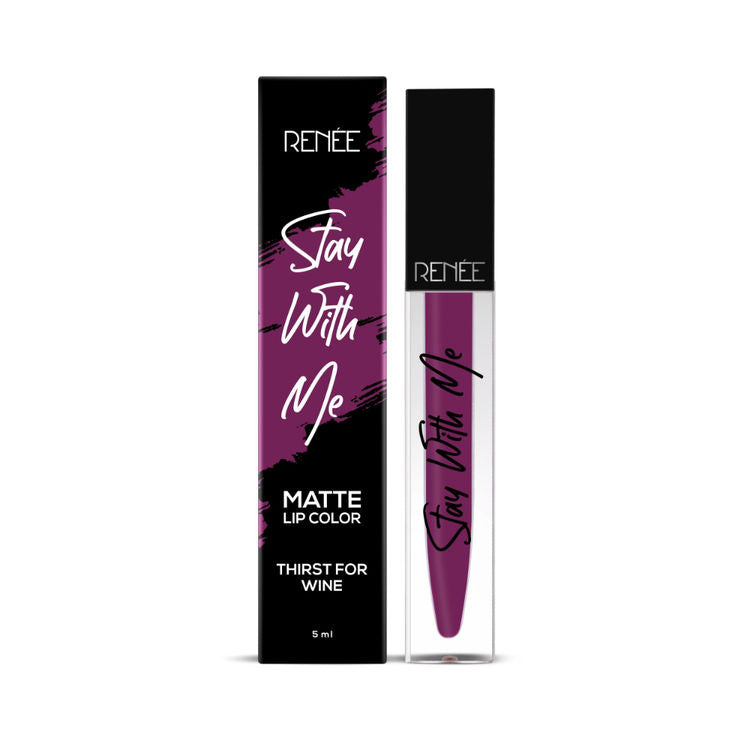 RENEE STAY WITH ME MATTE LIP COLOR THIRST FOR WINE 5ML