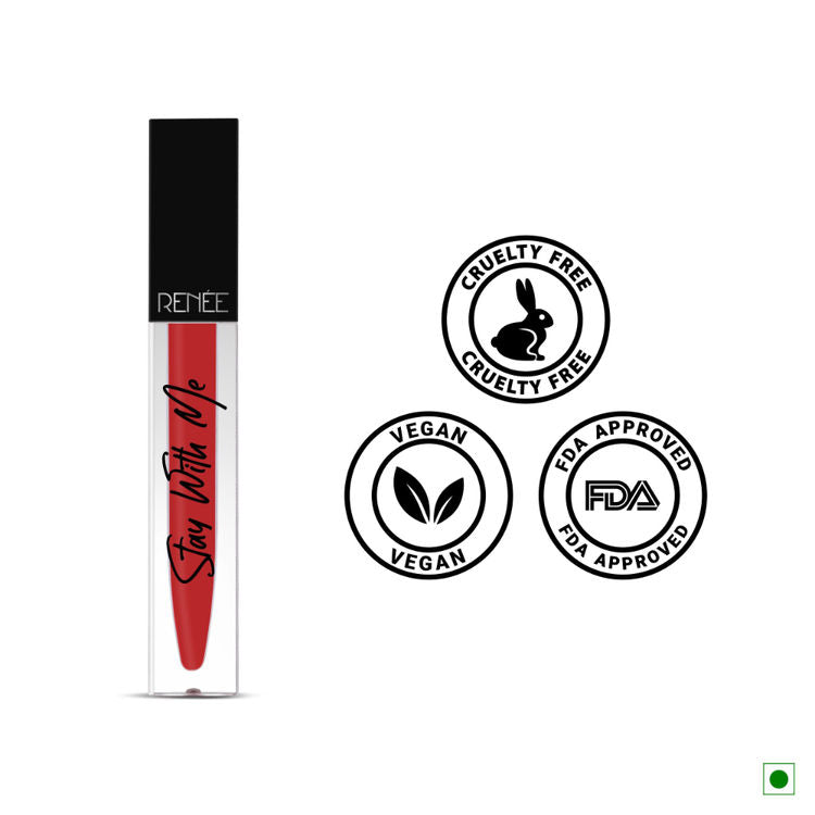 RENEE STAY WITH ME MATTE LIP COLOR RAGE OF RED 5ML