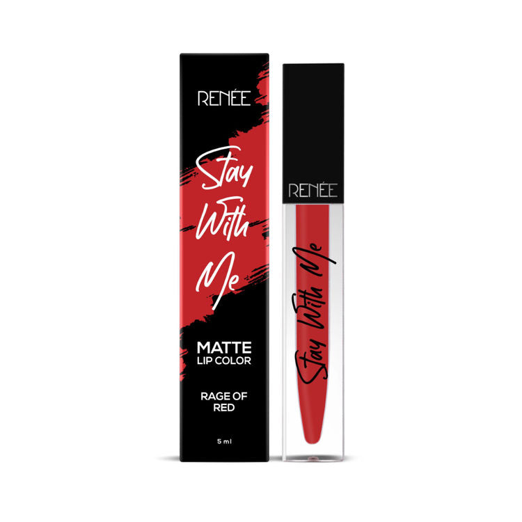 RENEE STAY WITH ME MATTE LIP COLOR RAGE OF RED 5ML