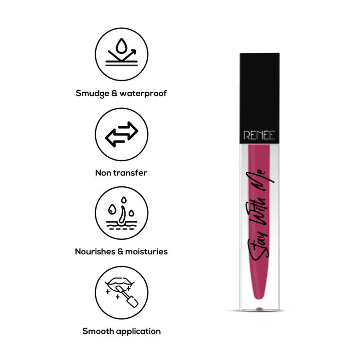 RENEE STAY WITH ME MATTE LIP COLOR PRIDE OF MAGENTA 5ML