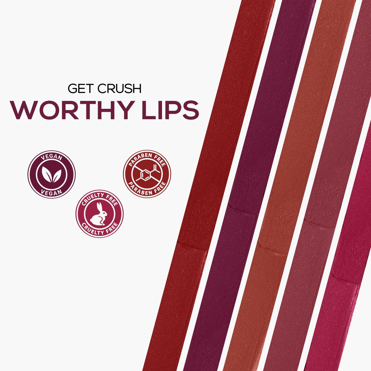 RENEE CRUSH LIPSTICK GLOSSY FINISH 01 GOI CARINO