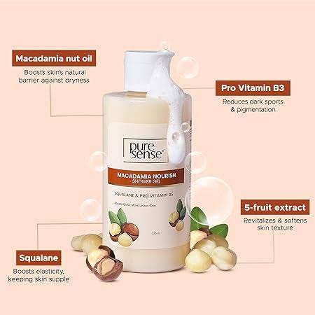 PURE SENSE MACADAMIA SHOWER GEL 310ML