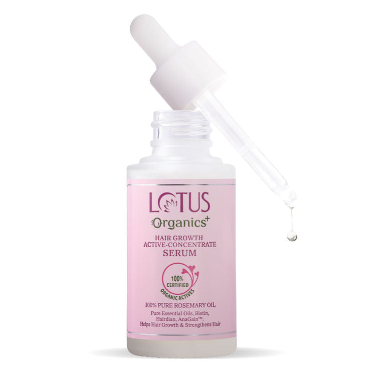 LOTUS ORGANICS HAIR GROWTH ACTIVE-CONCENTRATE SERUM 28ML