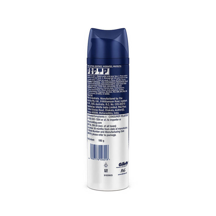 GILLETTE COMFORTABLE FOAM 195G