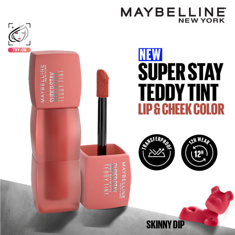 MAYBELLINE SUPER STAY TEDDY TINT 15 SKINNYDIP 5ML