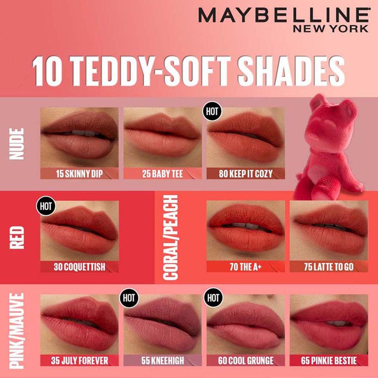 MAYBELLINE SUPER STAY TEDDY TINT 15 SKINNYDIP 5ML