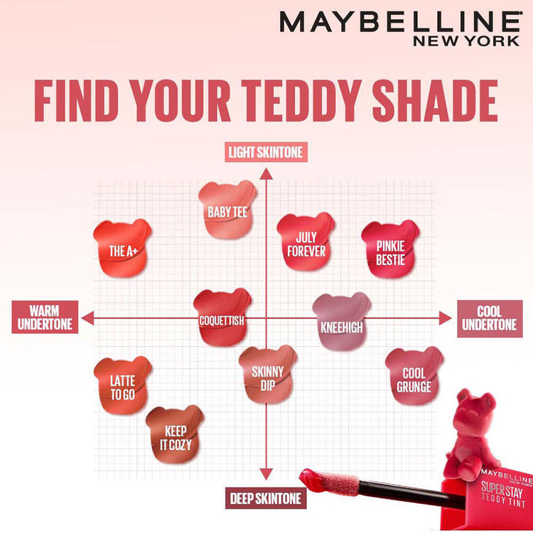 MAYBELLINE SUPER STAY TEDDY TINT 15 SKINNYDIP 5ML