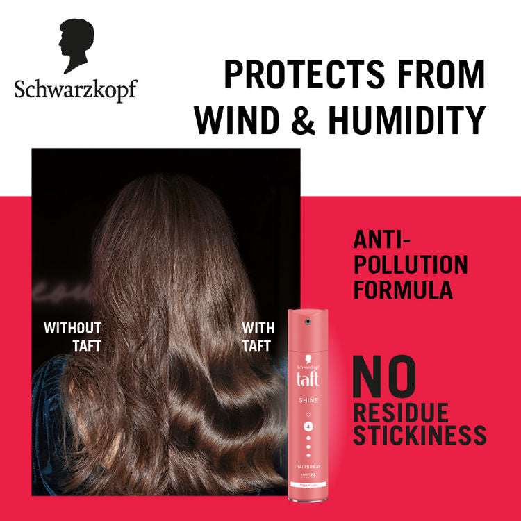 SCHWARZKOPF TAFT HAIR SPRAY SHINE 250ML