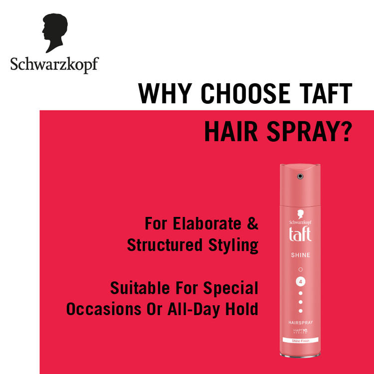 SCHWARZKOPF TAFT HAIR SPRAY SHINE 250ML