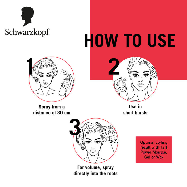 SCHWARZKOPF TAFT HAIR SPRAY SHINE 250ML