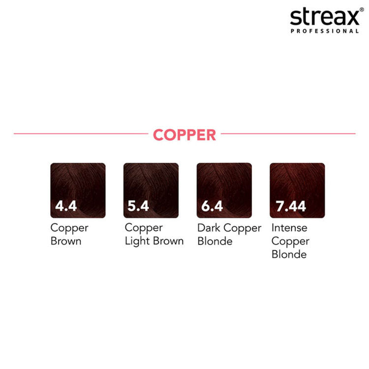 STREAX PROFESSIONAL 5.4 COPPER LIGHT BROWN 60G