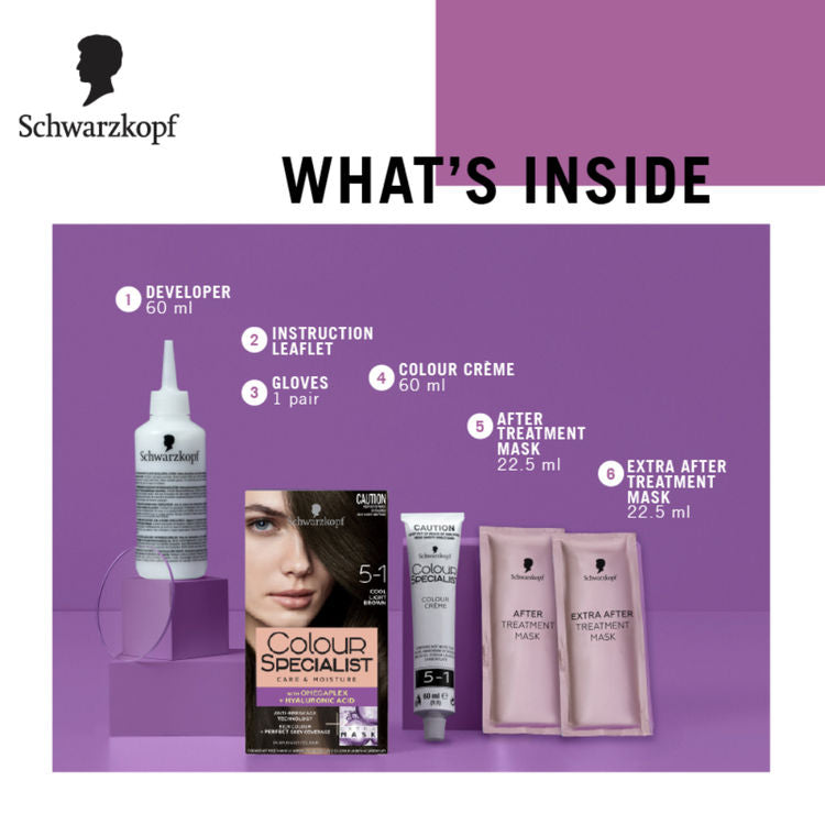 SCHWARZKOPF COLOUR SPECIALIST 5-1