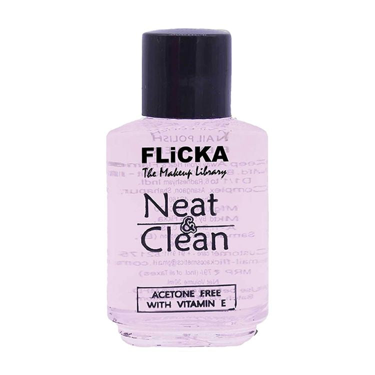 FLICKA NEAT AND CLEAN NAIL POLISH REMOVER 30ML