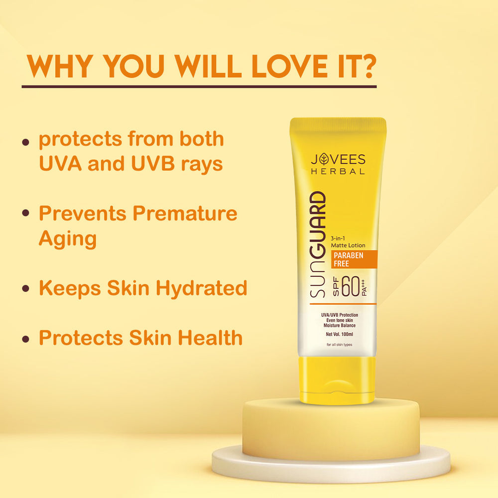 JOVEES SPF 60 SUN GUARD LOTION# 100 ML