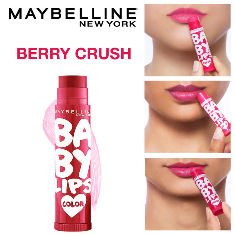 MAYBELLINE BABY LIPS COLOR LIP BALM BERRY CRUSH SPF 11 4G