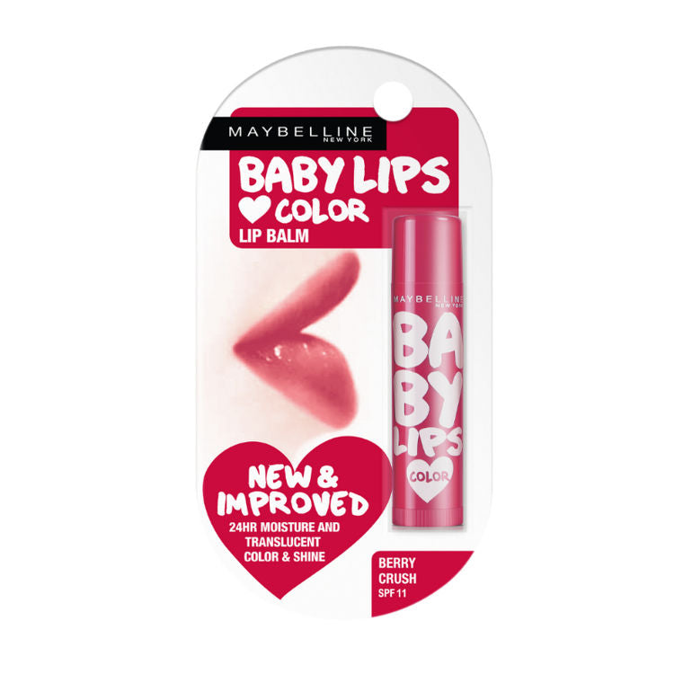 MAYBELLINE BABY LIPS COLOR LIP BALM BERRY CRUSH SPF 11 4G