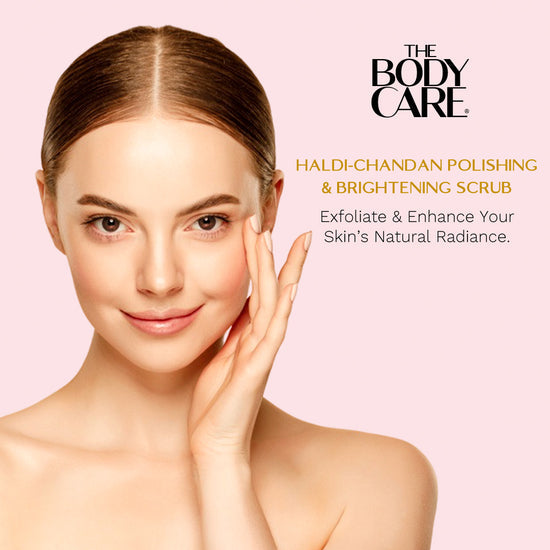 THE BODY CARE HALDI CHANDAN POLISHING & BRIGHTING SCRUB 500G