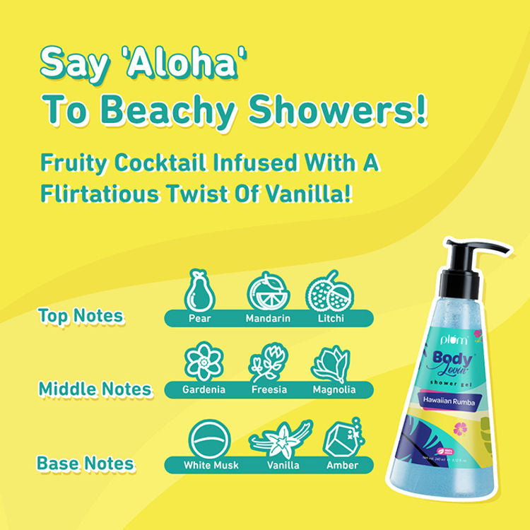 PLUM BODY LOVIN SHOWER GEL HAWAIIAN RUMBA 240ML