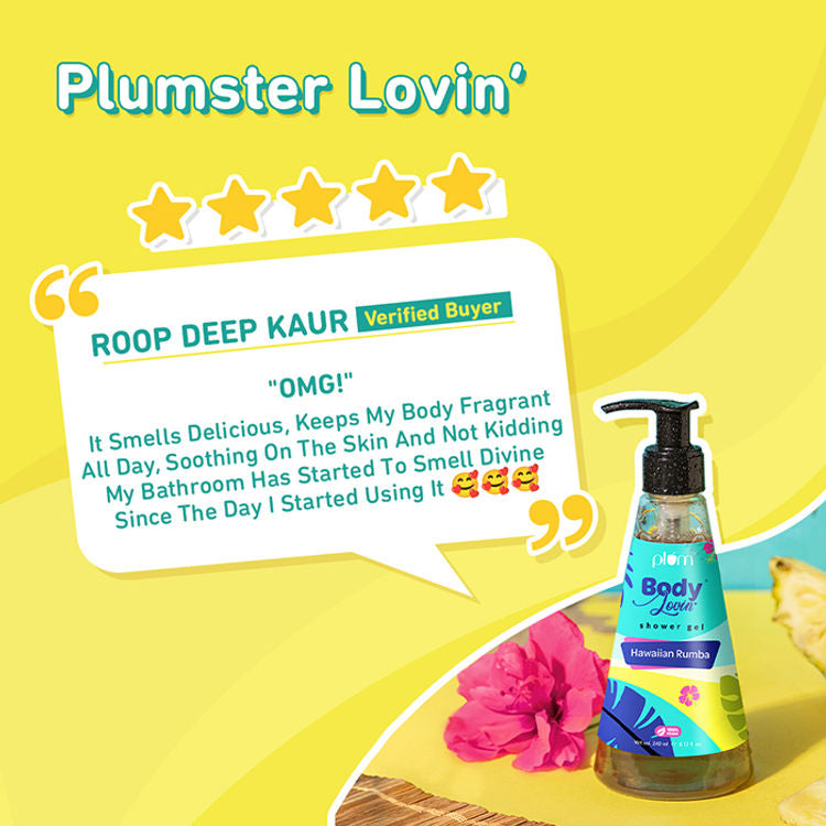 PLUM BODY LOVIN SHOWER GEL HAWAIIAN RUMBA 240ML