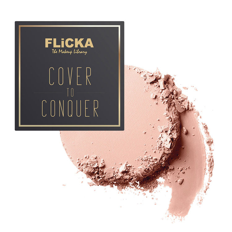 FLICKA COVER TO CONQUER PRESSED POWDER 01 IVORY 9G