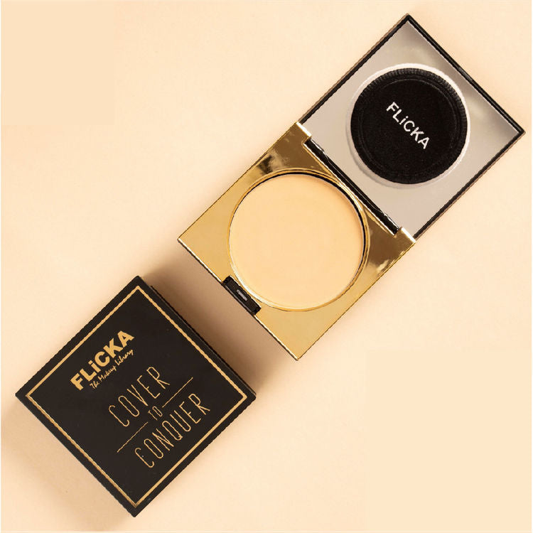 FLICKA COVER TO CONQUER PRESSED POWDER 04 WALNUT 9G