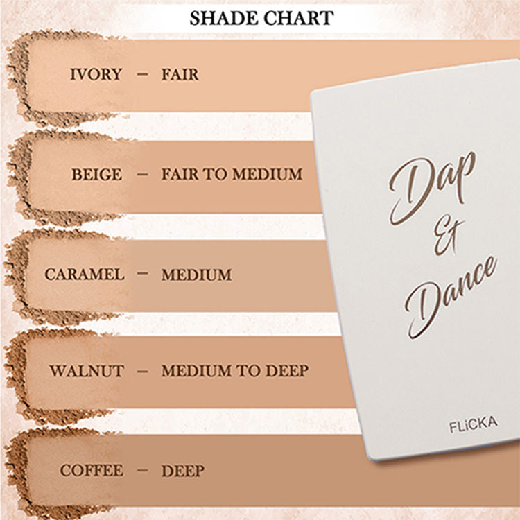 FLICKA DAP AND DANCE PRESSED POWDER 02 BEIGE 10G