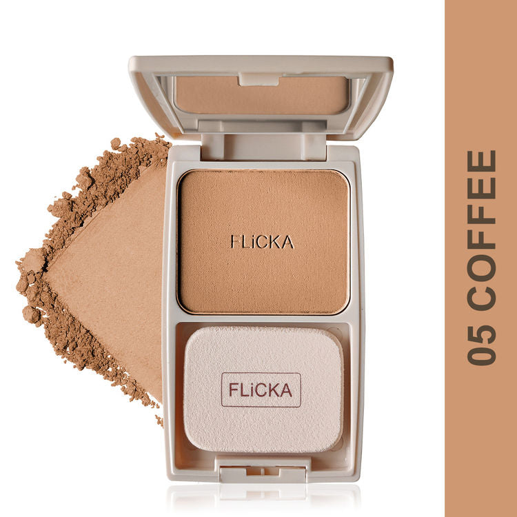 FLICKA DAP AND DANCE PRESSED POWDER 05 COFFEE 10G