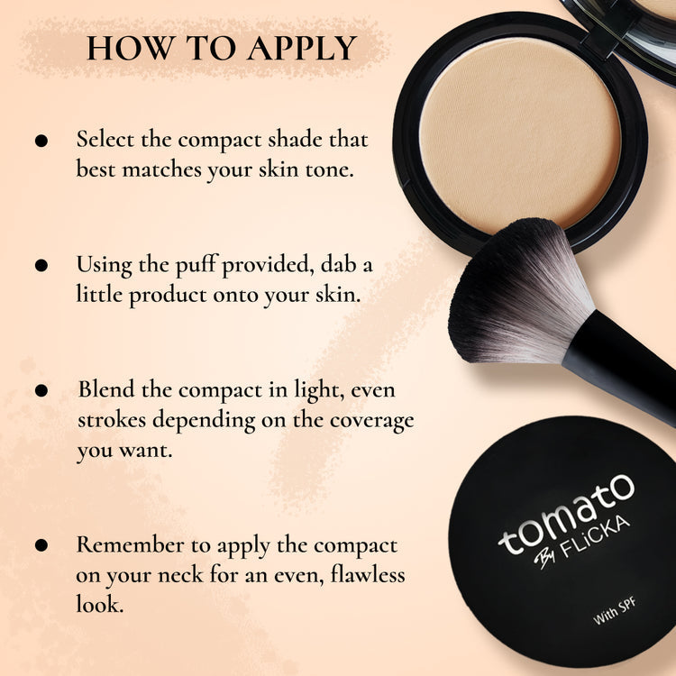 FLICKA TOMATO COMPACT POWDER 04 WALNUT 9G