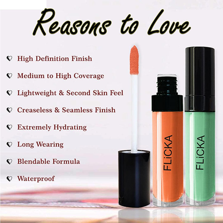 FLICKA COVER STORY LIQUID CONCEALER GREEN