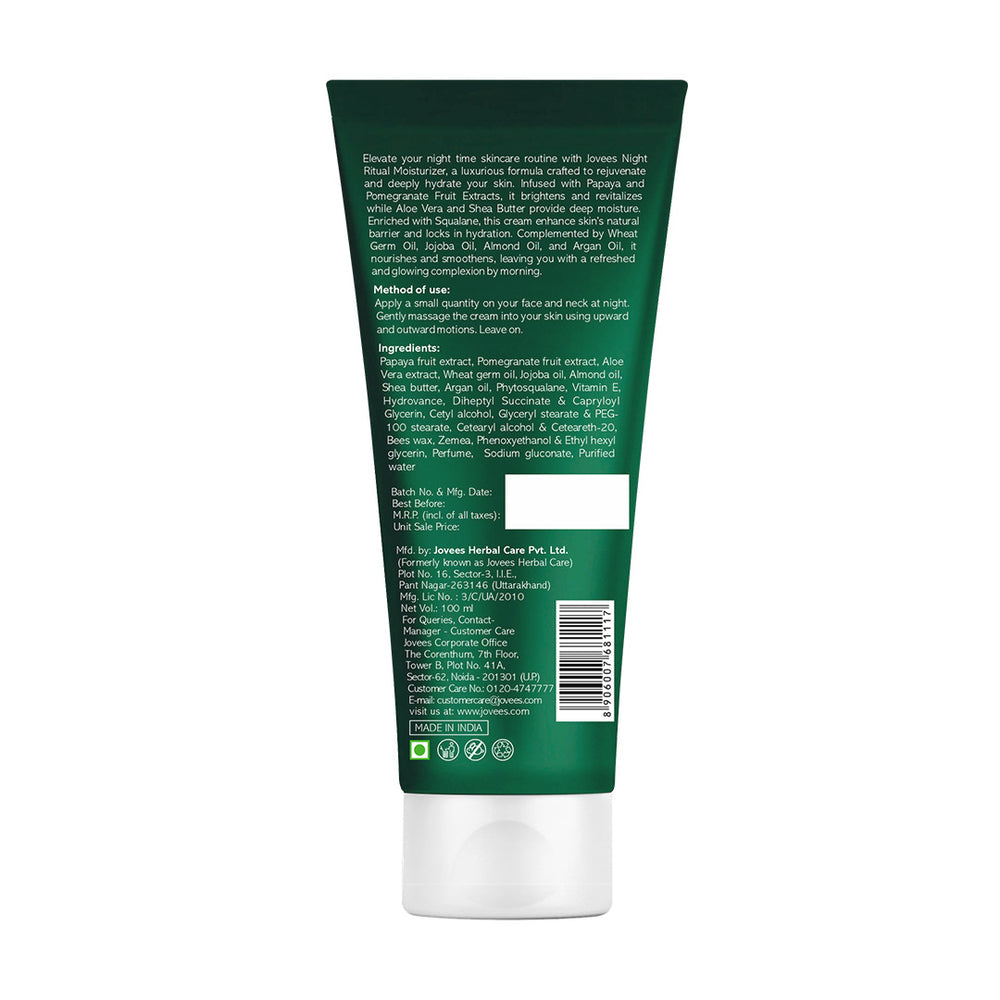 जोवीस नाइट रिचुअल मॉइस्चराइज़र 100ML