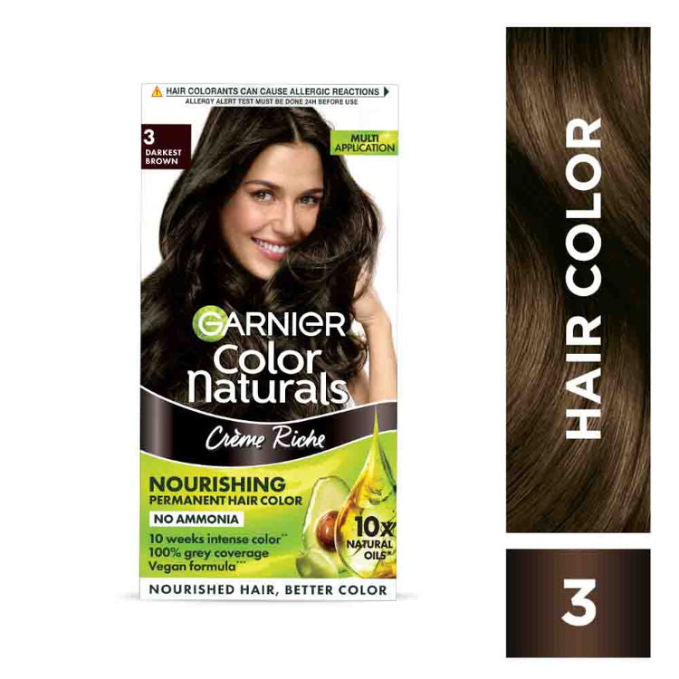 GARNIER COLOR NATURALS 3 DARK BROWN BOX