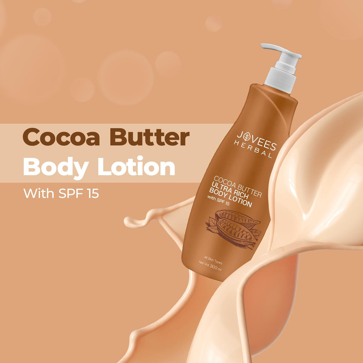 जोवीस कोकोआ बटर अल्ट्रा रिच बॉडी लोशन 300ML