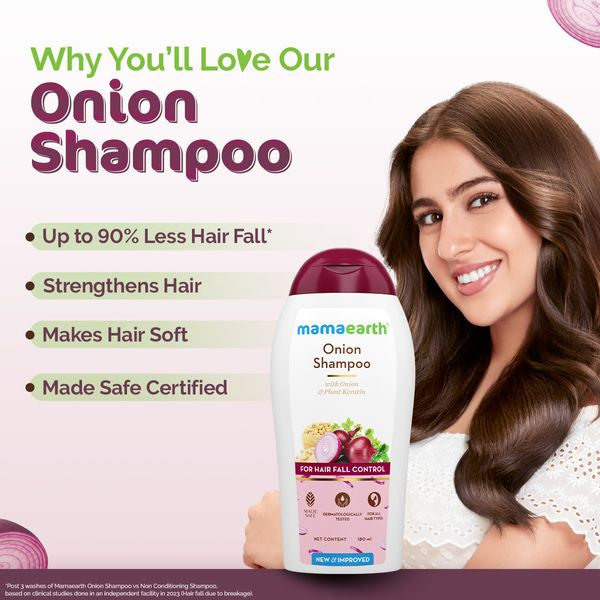MAMAEARTH ONION SHAMPOO 180ML
