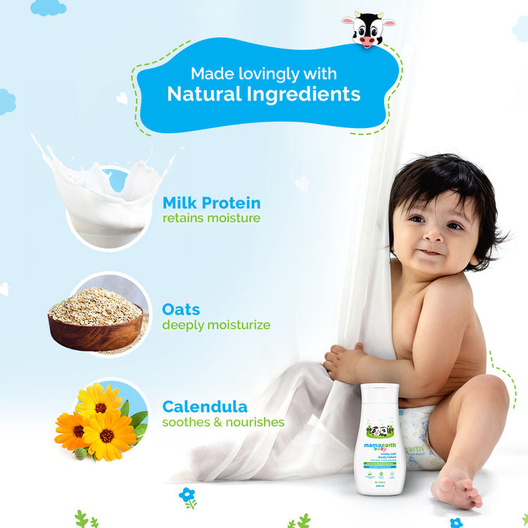 MAMAEARTH MILKY SOFT BODY LOTION 200ML